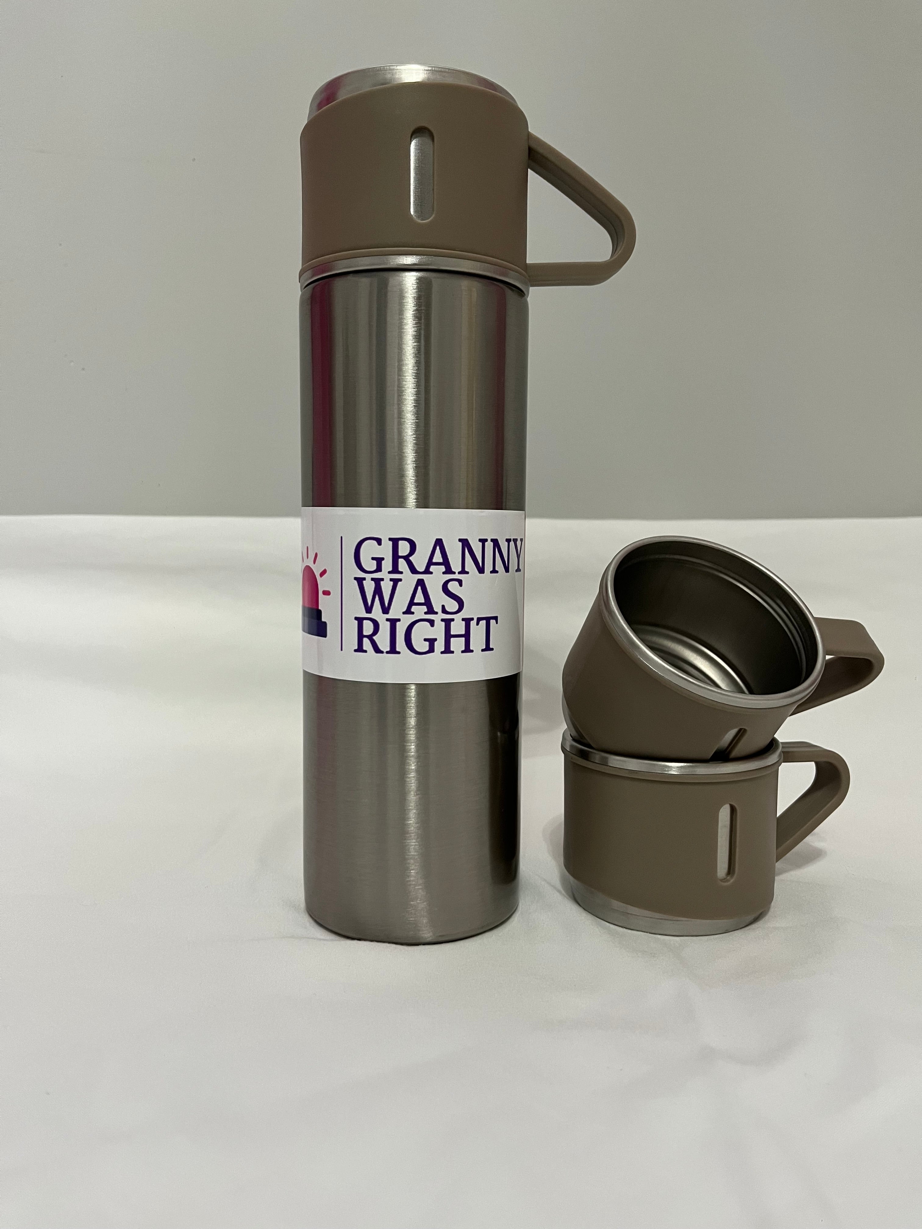 Premium Stainless Steel Insulated Water Bottle - Hot & Cold